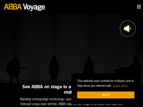 'abbavoyage.com' screenshot