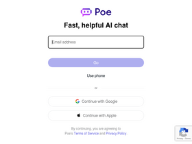 'poe.com' screenshot