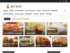 'platetrecette.com' screenshot