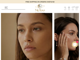 metoojewelry.com homepage screenshot