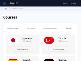 'elon.io' screenshot