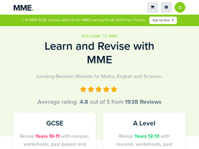 'mmerevise.co.uk' screenshot