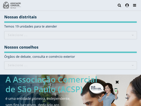 'acsp.com.br' screenshot