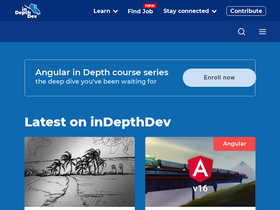 'indepth.dev' screenshot