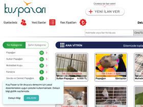 'kuspazari.com' screenshot
