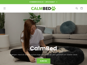 Calmbed homepage screenshot