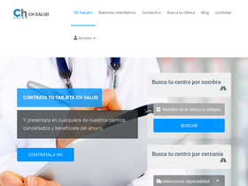 'chsalud.es' screenshot