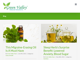'greenvalleynaturalsolutions.com' screenshot