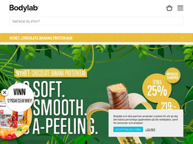 'bodylab.se' screenshot