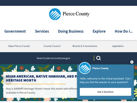 'piercecountywa.gov' screenshot
