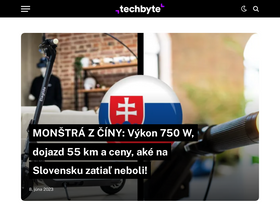 'techbyte.sk' screenshot