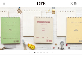 life-st.jp homepage screenshot