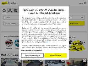 'autoscout24.se' screenshot