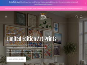 toomanyprints.com homepage screenshot