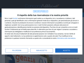 'concorsipubblici.net' screenshot