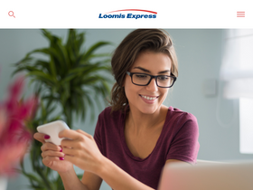 'loomis-express.com' screenshot