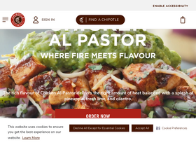 'chipotle.ca' screenshot