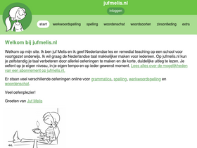 'jufmelis.nl' screenshot