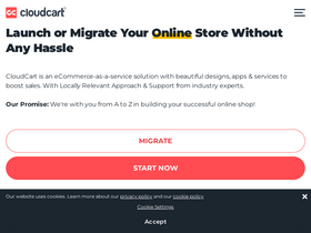 'cloudcart.com' screenshot