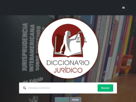 'diccionariojuridico.mx' screenshot