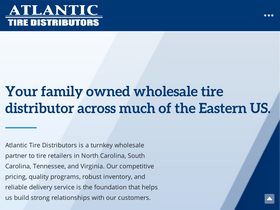 'atlantic-tire.com' screenshot