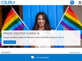 'csusm.edu' screenshot