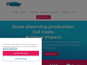 'elucidat.com' screenshot