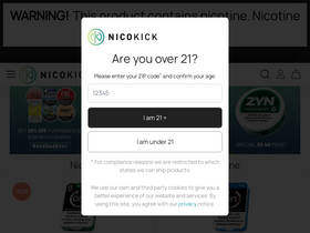 'nicokick.com' screenshot