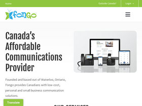 'fongo.com' screenshot