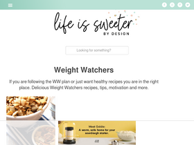 'lifeissweeterbydesign.com' screenshot