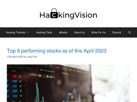 'hackingvision.com' screenshot