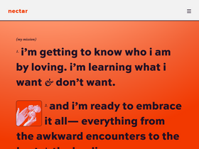 'lovecommanectar.com' screenshot