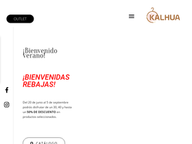 Kalhua homepage screenshot