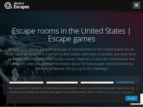 'worldofescapes.com' screenshot