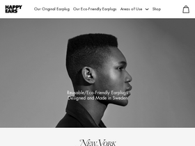 'happyearsearplugs.com' screenshot