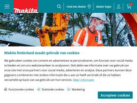 'makita.nl' screenshot