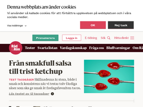 'radron.se' screenshot