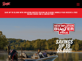 'rangerboats.com' screenshot