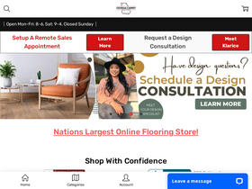 'georgiacarpet.com' screenshot