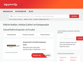 'kuponly.com' screenshot