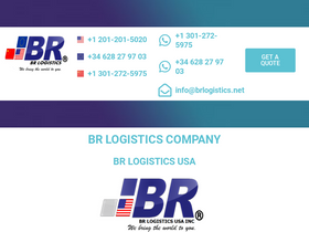 'brlogistics.net' screenshot