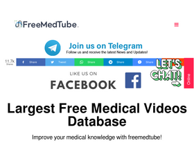 'freemedtube.net' screenshot
