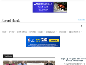 'recordherald.com' screenshot