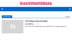 'kalvimaterial.blogspot.com' screenshot