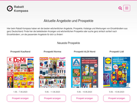 'rabatt-kompass.de' screenshot