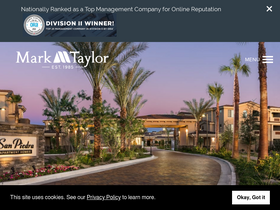 'mark-taylor.com' screenshot