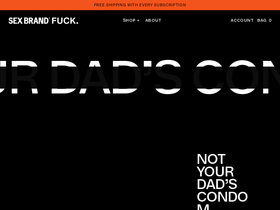Sexbrand homepage screenshot