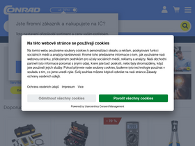 'conrad.cz' screenshot
