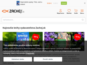 'zachej.sk' screenshot