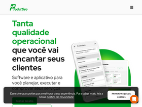 'produttivo.com.br' screenshot